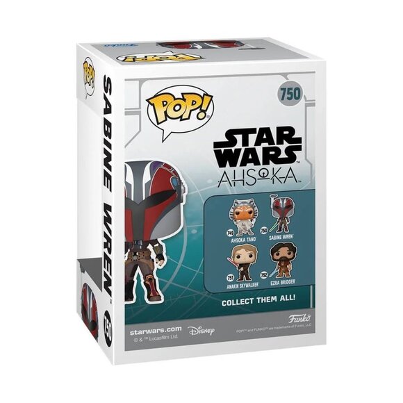 Star Wars: Ahsoka Series 3 Sabine Wren (Mandalorian Armor) Funko Pop! *NOT MINT* - Picture 4 of 4